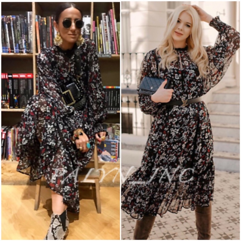 ❤️❤️LAST NWT ZARA FOLRAL PRINT DRESS